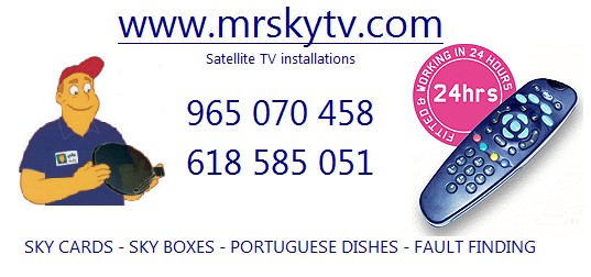 SKY TV CALPE SPAIN - SATELLITE TV CALPE