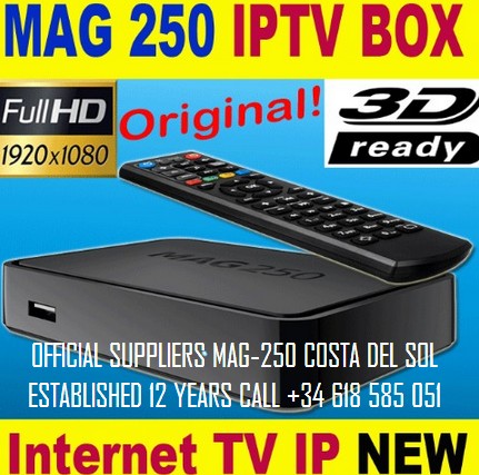 ORDER MAG-250 IPTV BOX IN SPAIN