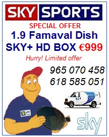 ALICANTE SKY TV SPAIN - UK BRITISH SATELLITE ENGINEERS SPAIN